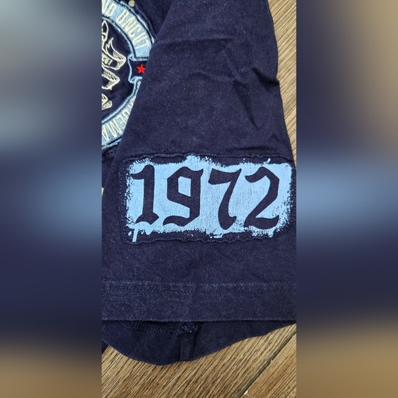 Y2k Ecko Unltd Graffiti Badge All Over Print T-Shirt Size Large Embroidered - Picture 7 of 11